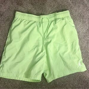 Jordan/ Nike Men's Neon Green Shorts